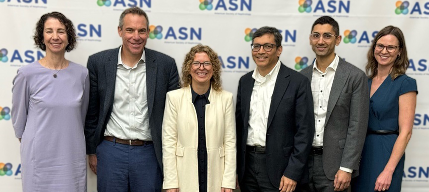 Rachel Patzer (center) and other members of the ASN panel